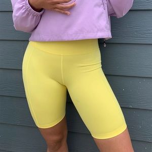 Girlfriend Collective Lemon High-Rise Bike Short